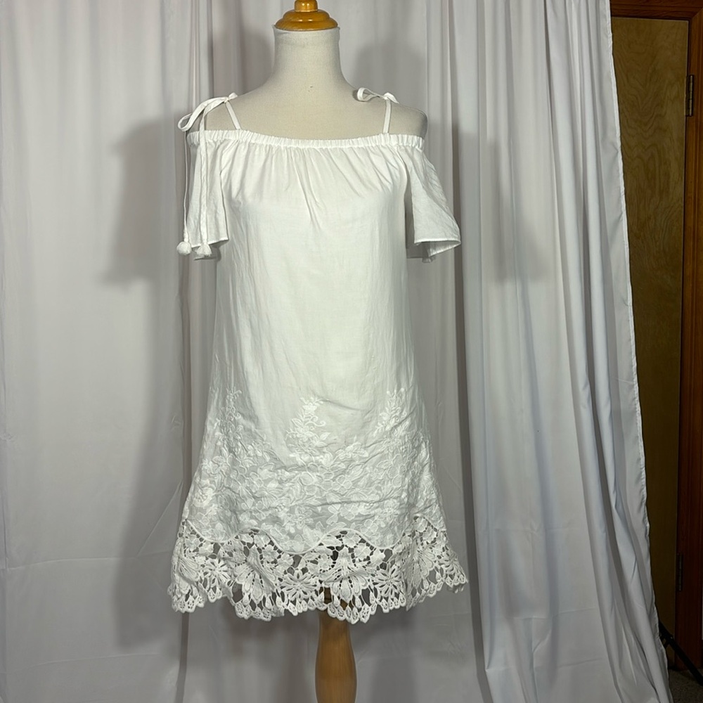 Madewell white mini dress